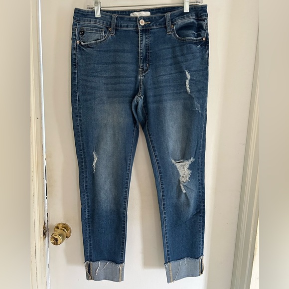KanCan Jeans Kancan Cropped Cuffed Jeans Size 33 Poshmark